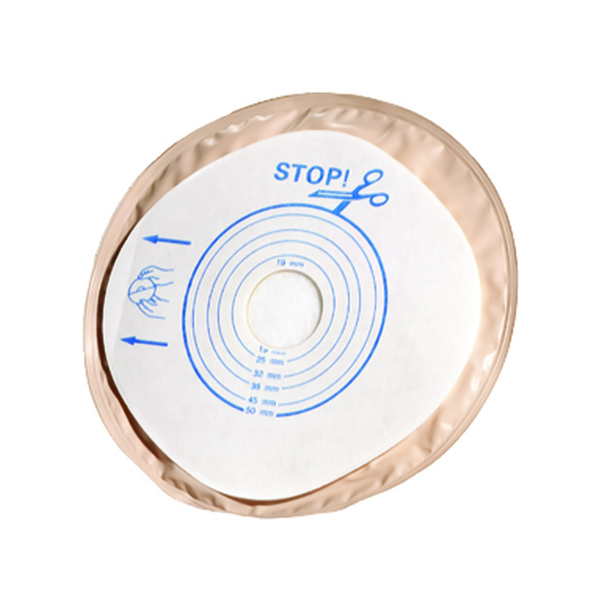 ConvaTec ActiveLife Stoma Cap-"Stoma Cap ActiveLife 19-50 mm Stoma Opening, Opaque, One-Piece, Cut-To-Fit"