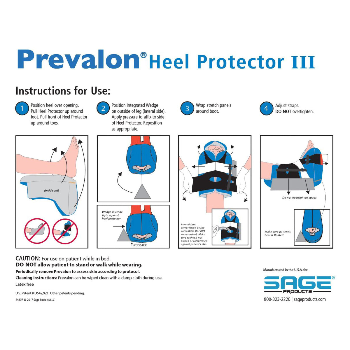 Prevalon Heel Protector Boot with Wedge-Heel Protection Boot with Wedge Prevalon One Size Fits Most