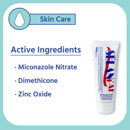 Selan+ AF Antifungal, 4-ounce tube-Antifungal Selan+ AF 2% Strength Cream 4 oz. Tube