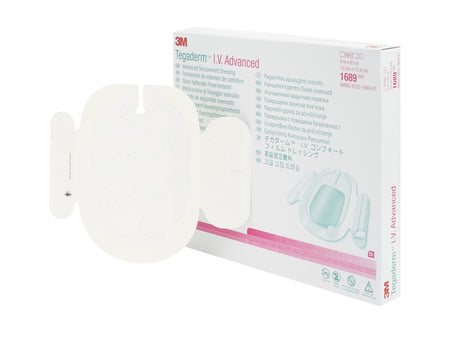 3M Tegaderm I.V. Advanced Securement Dressing, 4 x 6-1/8 Inch-I.V. Specialty Dressing 3M Tegaderm I.V. Advanced Adhesive / Film 4 X 6-1/8 Inch Sterile