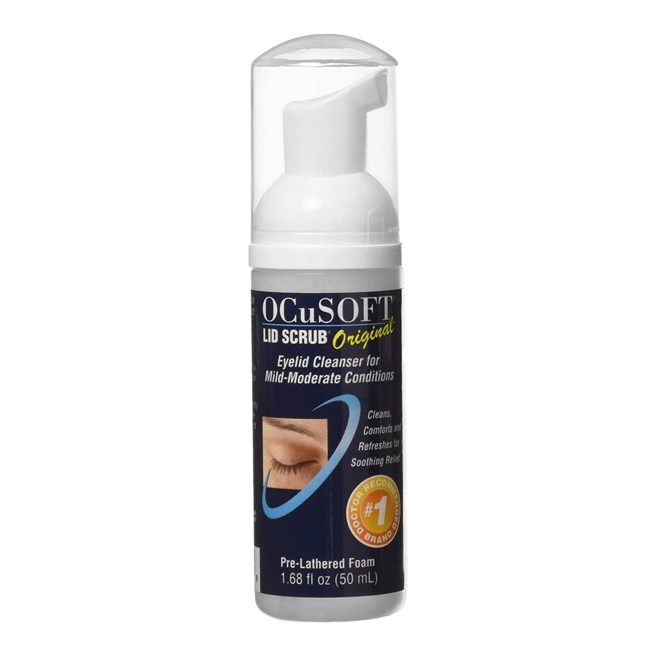 OCuSOFT Lid Scrub Original Foaming Cleanser-Eyelid Cleanser OCuSOFT Lid Scrub 1.69 oz. Topical Foam