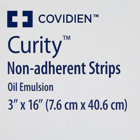 Curity Oil Emulsion Impregnated Dressing, 3 x 16 Inch-Oil Emulsion Impregnated Dressing Curity Rectangle 3 X 16 Inch Sterile