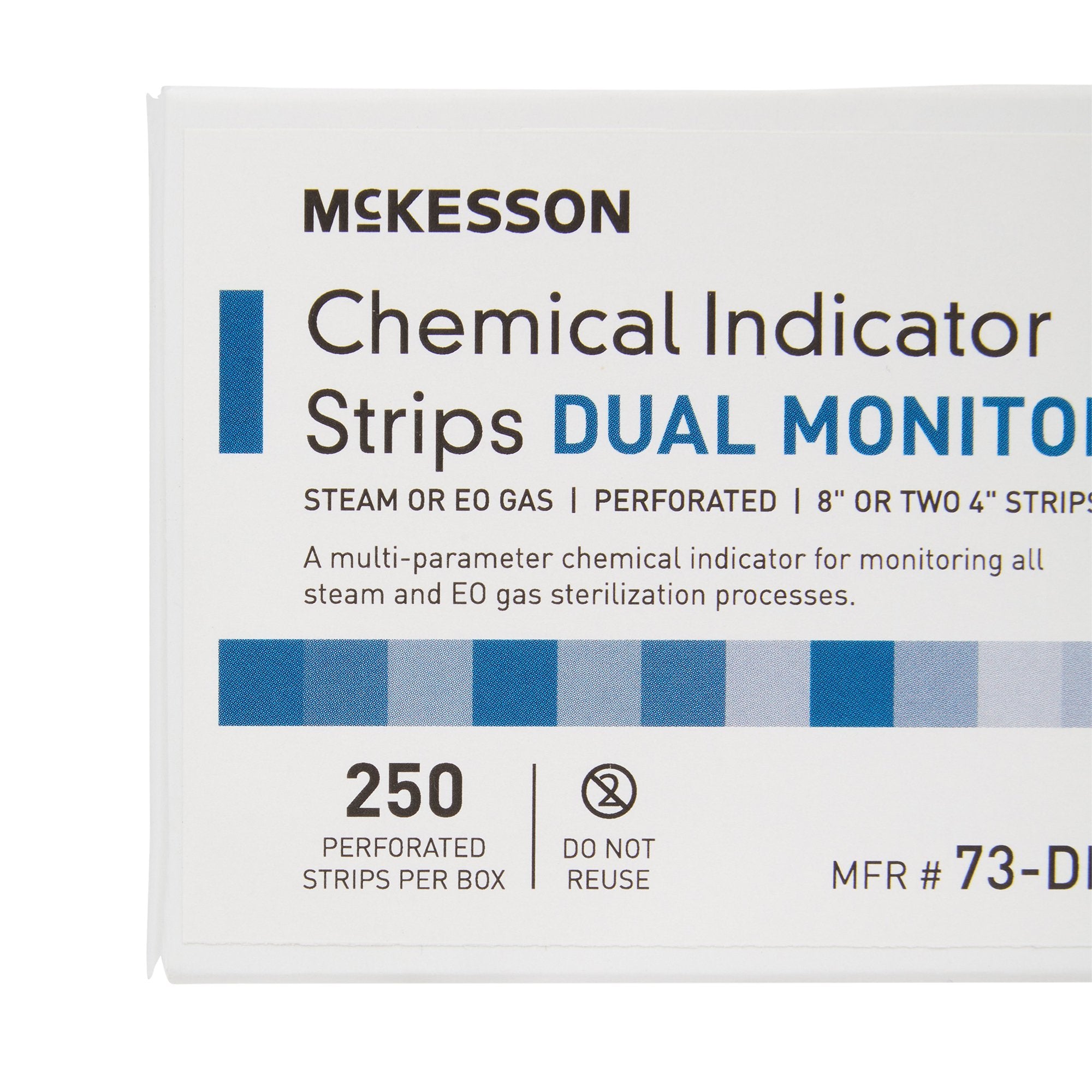 McKesson Sterilization Chemical Indicator Strip-McKesson Sterilization Chemical Indicator Strip Steam / EO Gas 8 Inch Length