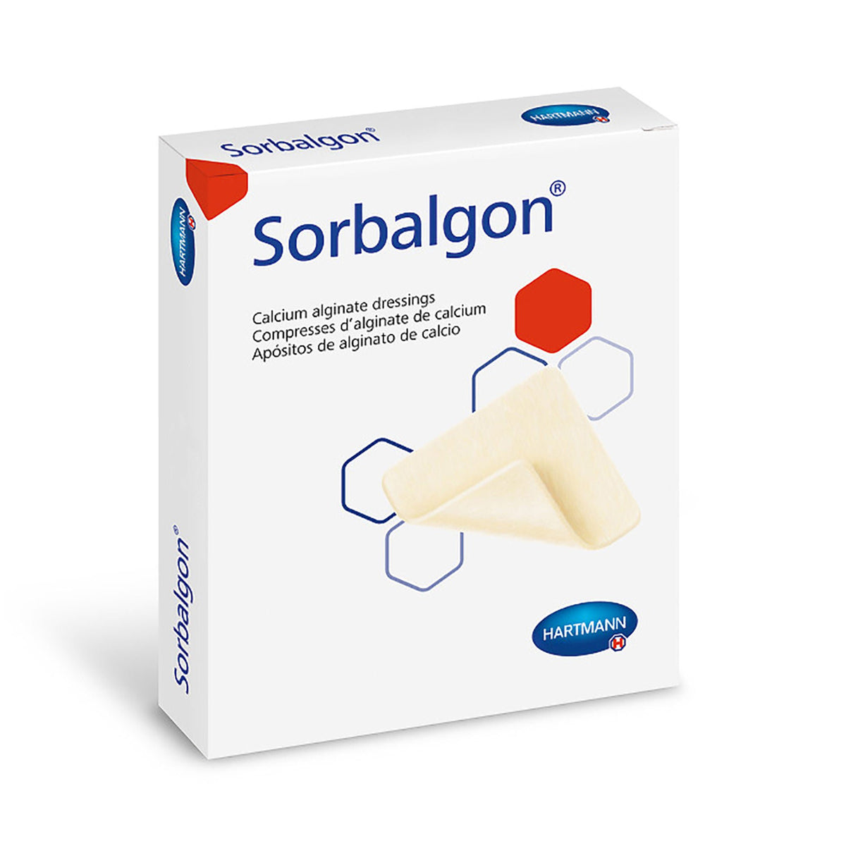 Alginate Dressing Sorbalgon® Calcium Alginate / Polysorbate 4 X 8 Inch Rectangle - Wound Care>Advanced Wound Care>Alginate...