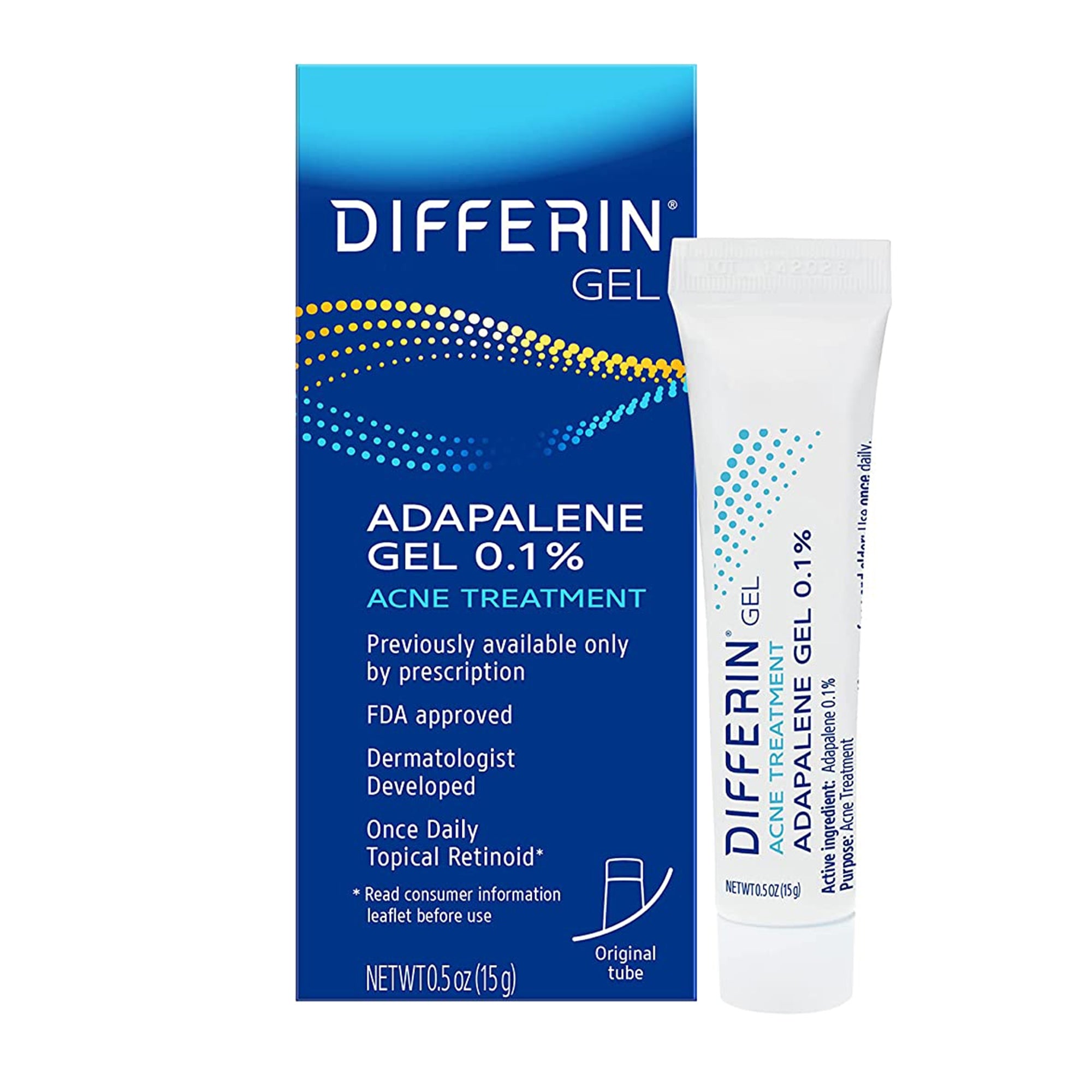 Differin Gel Acne Treatment-Acne Treatment Differin Gel 15 Gram Gel