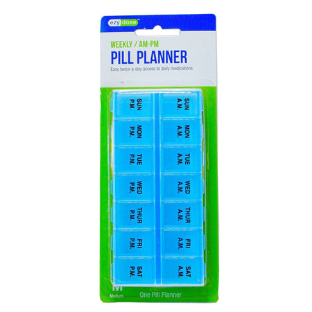 EZY Dose Pill Organizer-Pill Organizer Ezy Dose Medium 7 Day 2 Dose