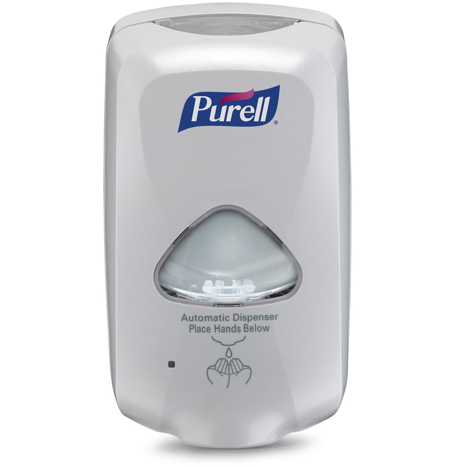 Purell� TFX� Wall Mount Hand Hygiene Dispenser, 1200 mL-Hand Hygiene Dispenser Purell� TFX� Dove Gray Plastic Touch Free 1200 mL Wall Mount