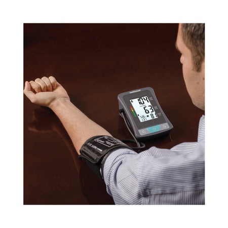 Mabis Digital Blood Pressure Monitoring Unit, Large, Black-Home Automatic Digital Blood Pressure Monitor MABIS Large Cuff Nylon Cuff 23 - 40 cm Desk Model
