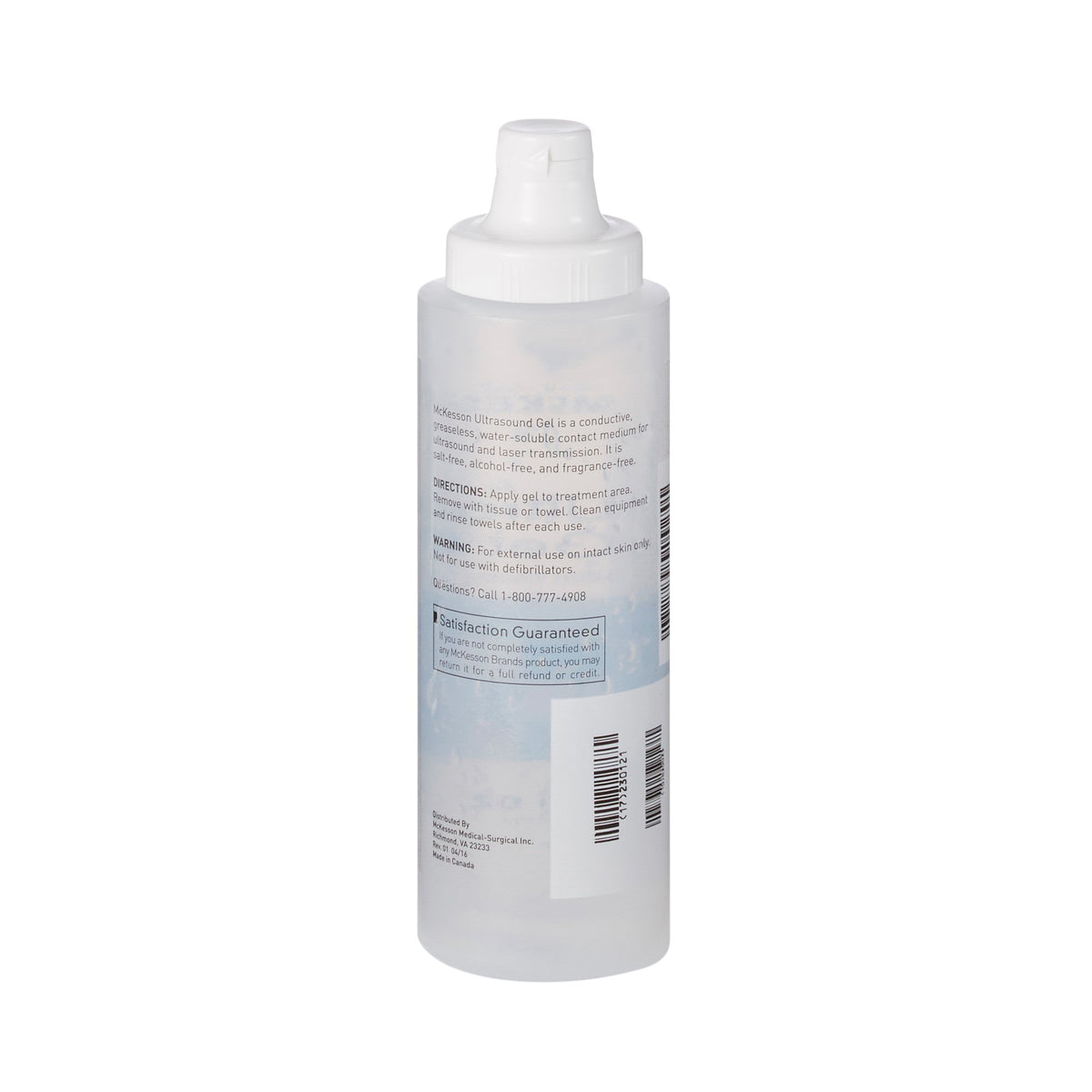 McKesson Ultrasound Gel, Clear, 250 mL (8.5 oz.) Bottle, Ultrasound and Laser Transmission-Ultrasound Gel McKesson High Viscosity 8.5 oz. Bottle NonSterile