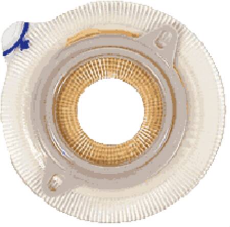 Assura Colostomy Barrier With -7/8 Inch Stoma Opening-"Ostomy Barrier Assura Xpro Trim to Fit, Extended Wear Silicone Based Adhesive 40 mm Flange Green Code System Synthetic Resin 3/4 to 7/8 Inch Opening"