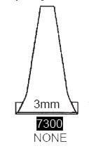 Ortec Ear Speculum-Ear Speculum Tip Round Tip Plastic 3 mm Disposable