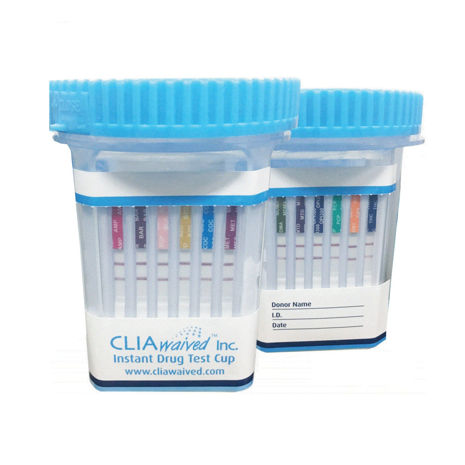 CLIAwaived™ 14-Drug Panel with Adulterants Drugs of Abuse Test - Clinical Laboratory>Test Kits - CLIAWAIVED INC