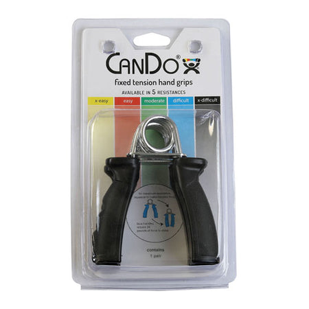 Hand Exercise Grips - Black Hard (Pair)