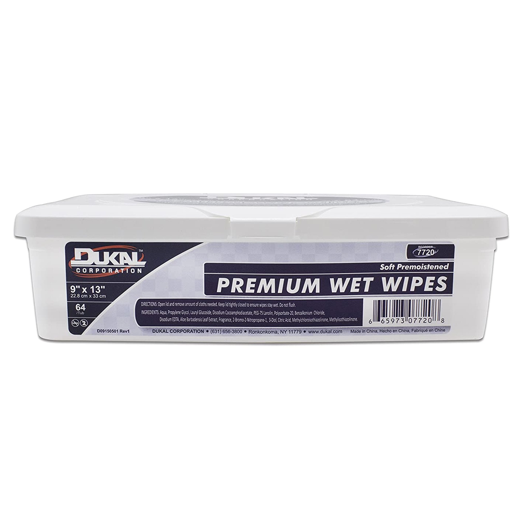 Dukal™ Premium Personal Wipe, 9 x 13 Inch - Personal Hygiene>Skin Care>Personal Wipes - Dukal