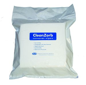 CCRC Cleanroom Wipe-Cleanroom Wipe CCRC ISO Class 7 White NonSterile Cellulose / Polyester 12 X 12 Inch Disposable