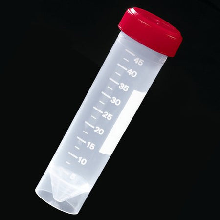 Globe Scientific Transport Tube, 50 mL, 30 x 115 mm-Storage and/or Transport Tube Plain 50 mL Screw Cap Polypropylene Tube