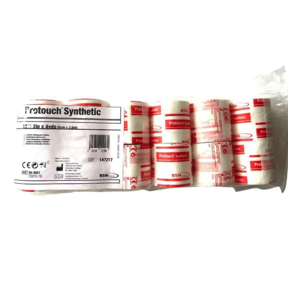 Protouch Synthetic White Undercast Cast Padding, 2 Inch x 4 Yard-Cast Padding Undercast Protouch Synthetic 2 Inch X 4 Yard Synthetic NonSterile