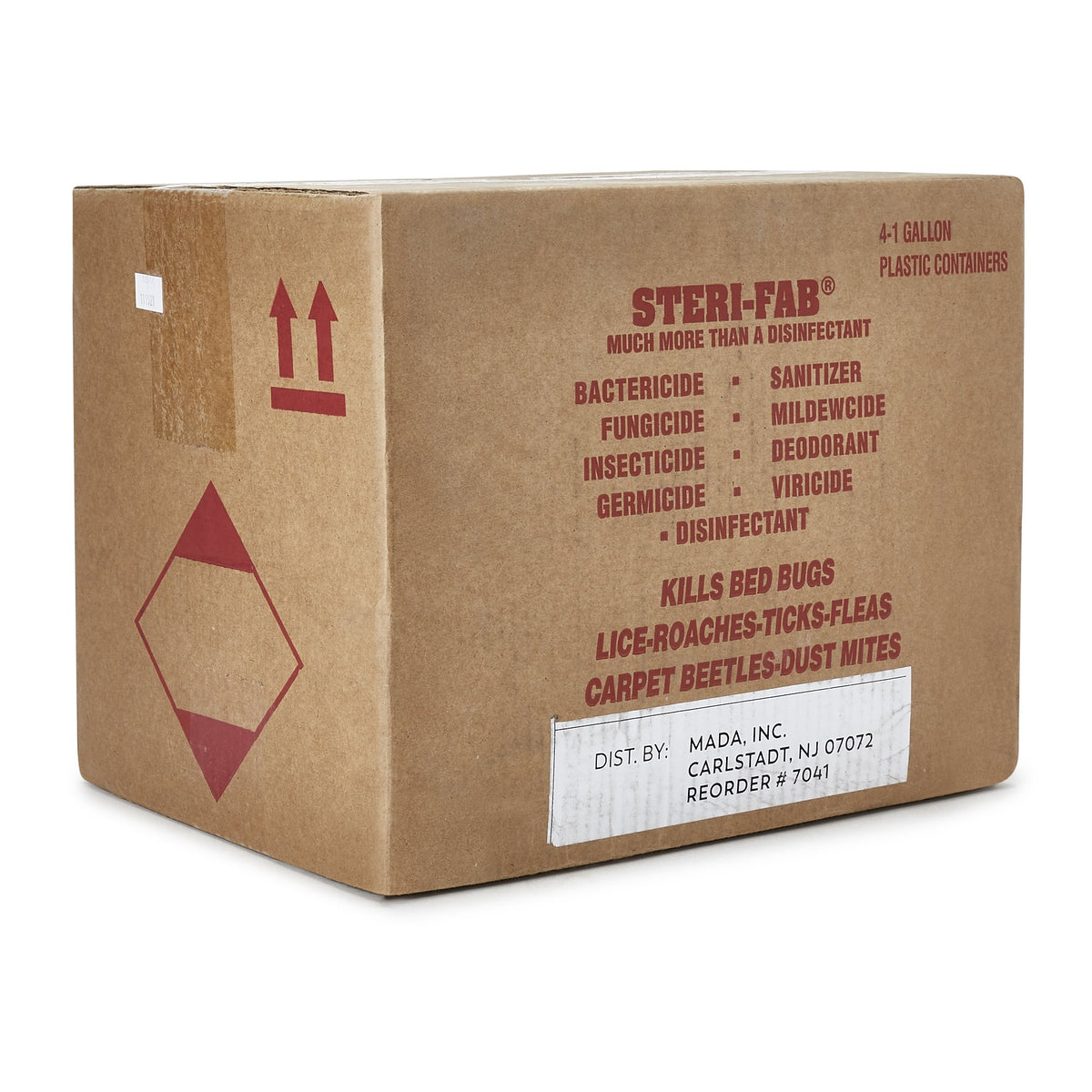 Steri-Fab® Disinfectant and Insecticide, 1 gal.-Steri-Fab® Insecticide / Disinfectant Bactericidal Manual Pour Liquid 1 gal. Jug Alcohol Scent NonSterile