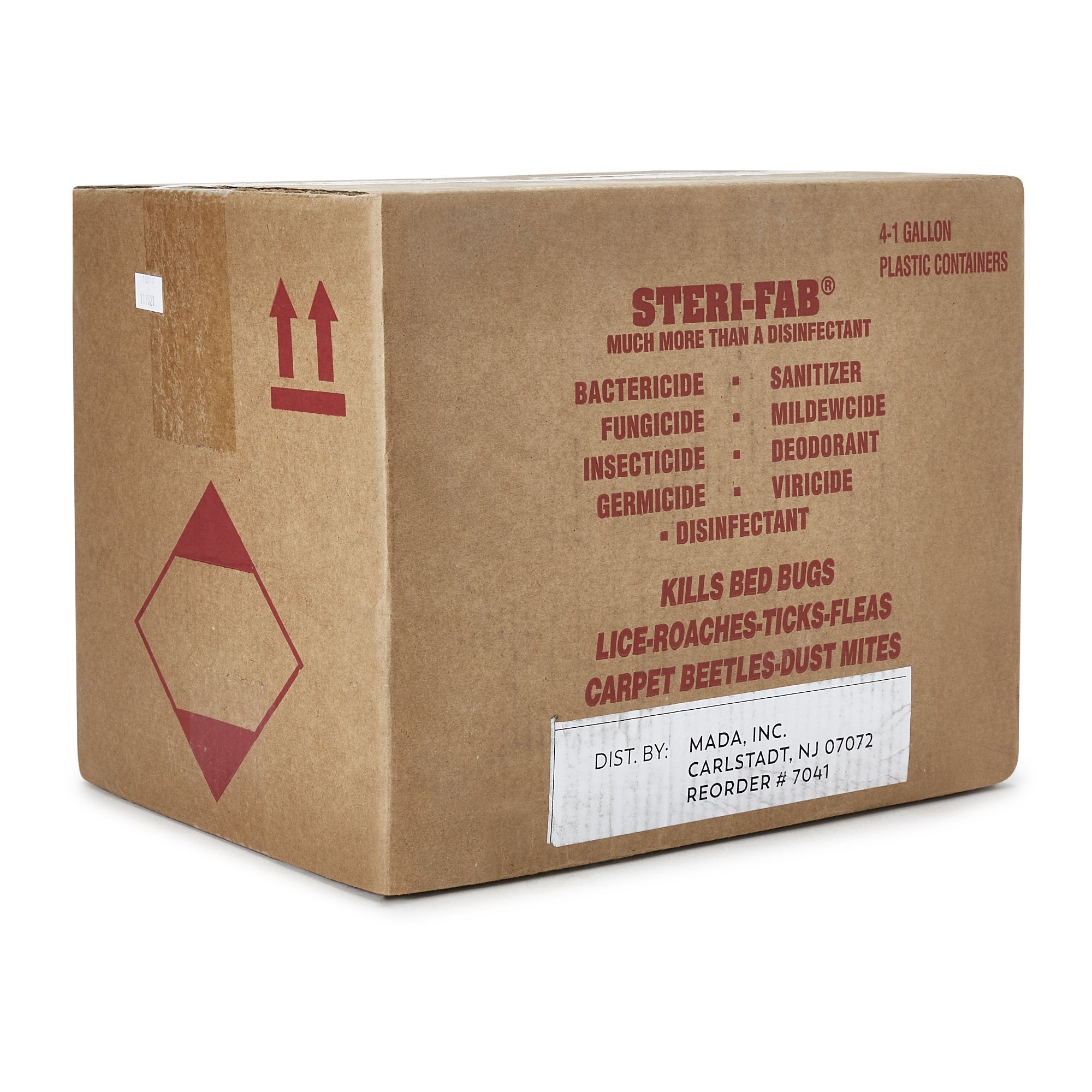 Steri-Fab® Disinfectant and Insecticide, 1 gal.-Steri-Fab® Insecticide / Disinfectant Bactericidal Manual Pour Liquid 1 gal. Jug Alcohol Scent NonSterile