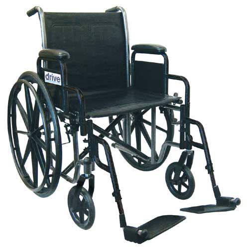 Wheelchair Econ Rem Desk Arms 16 w/SF Dual Axle K1/K2