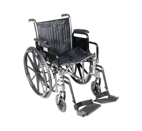Wheelchair Econ Rem Desk Arms 18 w/ELR Dual Axle K1/K2