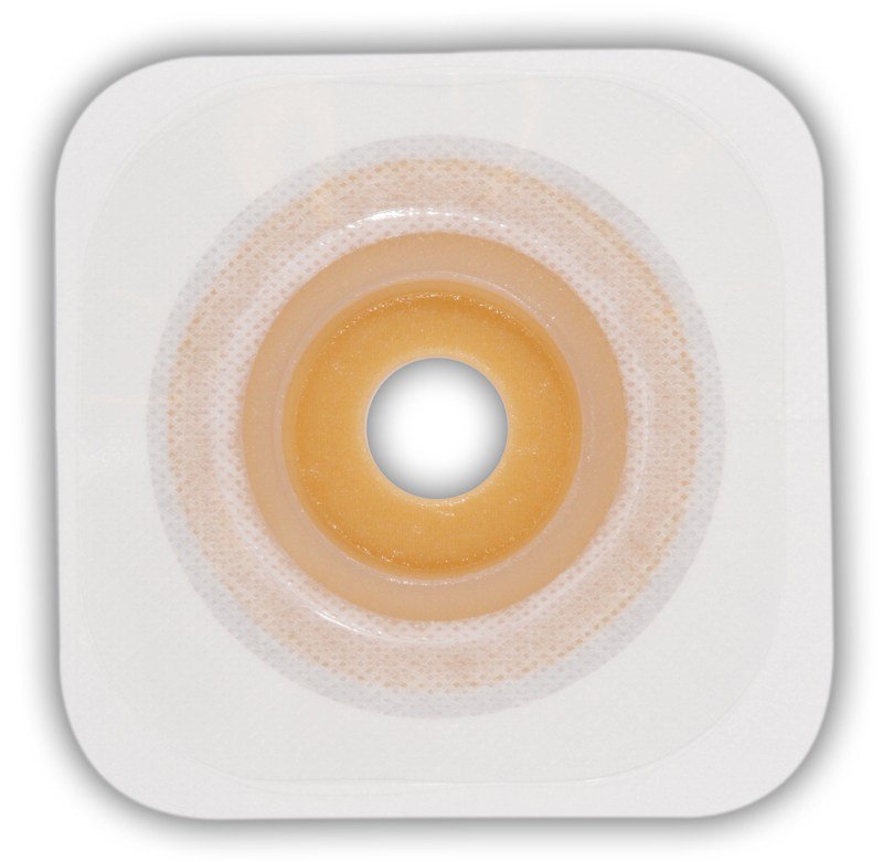 Little Ones Stomahesive Ostomy Barrier-"Ostomy Barrier Little Ones Stomahesive Trim to Fit, Standard Wear Adhesive Coupling Without Flange Fabric Collar 1/5 to 1-1/4 Inch Opening Medium"