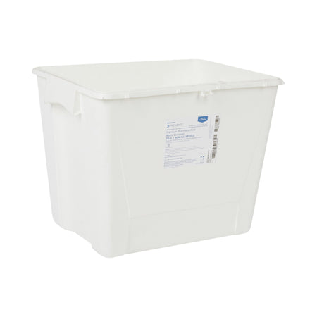 McKesson Prevent Pharmaceutical Waste Container, 8 Gallon, 13 x 17-3/10 x 13 inch-Pharmaceutical Waste Container McKesson Prevent White Base 13-1/2 H X 17-3/10 W X 13 L Inch Vertical Entry 8 Gallon