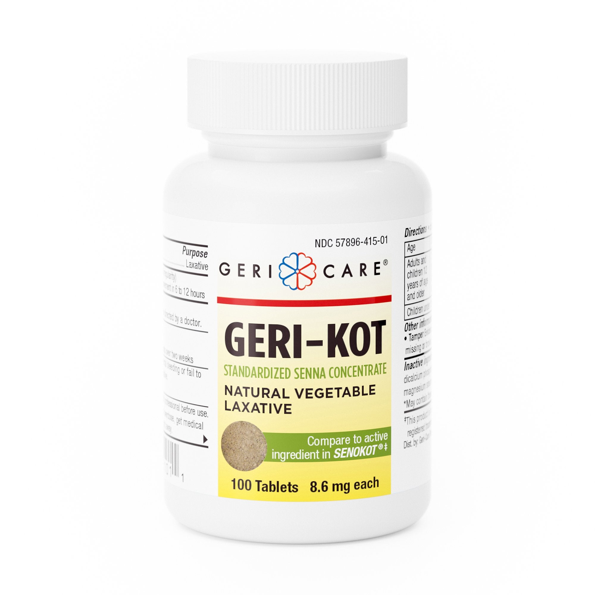 Geri-Care® Geri-Kot Senna Concentrate Natural Vegetable Laxative - Pharmaceuticals>Over the Counter>Gastrointestinal>Laxat...