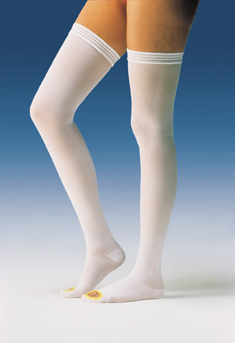 Jobst Anti-Em Knee-Hi Large Regular Closed Toe White - Jobst Anti-Embolism Stockings - Complete Medical