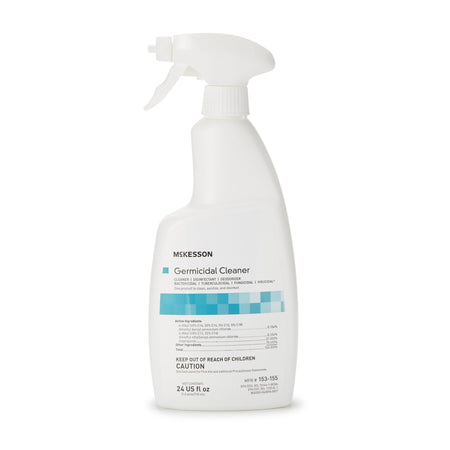 McKesson Germicidal Surface Disinfectant Cleaner, 24-ounce spray bottle-McKesson Surface Disinfectant Cleaner Alcohol Based Pump Spray Liquid 24 oz. Bottle Alcohol Scent NonSterile