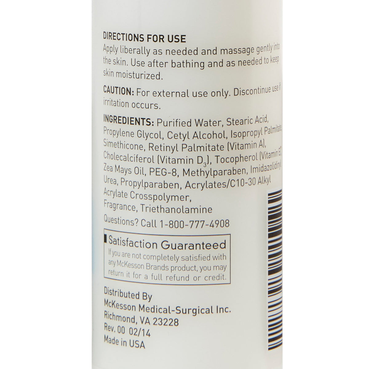 McKesson Moisturizing Body Lotion, 4 oz. Bottle-Hand and Body Moisturizer McKesson 4 oz. Bottle Summer Rain Scent Lotion