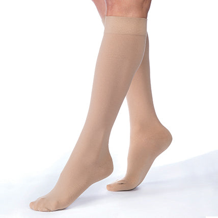 Jobst Relief 15-20 Knee-Hi Black Large C/T - Jobst Relief 15-20 Knee Highs - Complete Medical