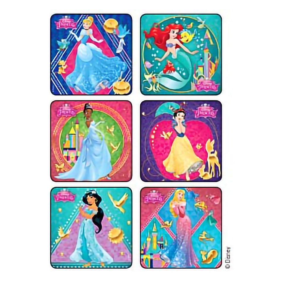 Medibadge® KLS™ Disney® Princesses Glitter Stickers - Nurse's Station and Office Supplies>Stickers and Coloring Books - Me...