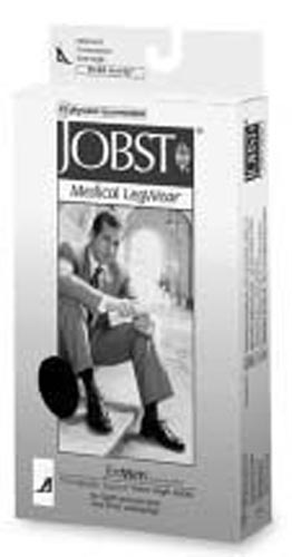 Jobst For Men 15-20 Knee-Hi Black Small (pair)