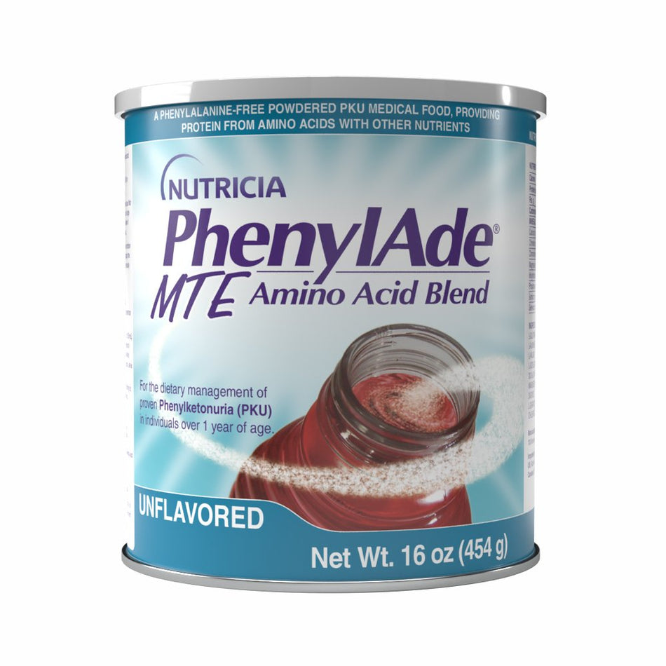 PhenylAde MTE Amino Acid Blend for the Dietary Management of Phenylketonuria, 1 lb. can-Oral Supplement PhenylAde MTE Amino Acid Blend Unflavored Powder 16 oz. Can