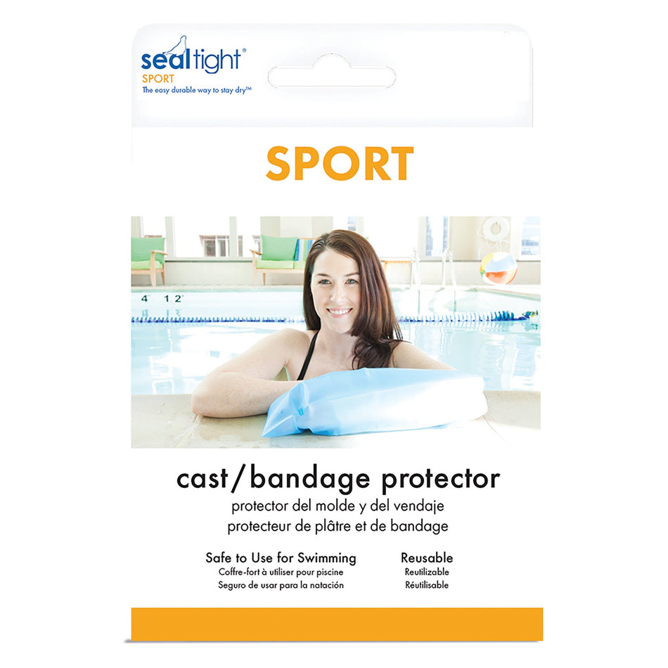 Seal-Tight Arm Cast Cover, 21-Inch Length-Arm Cast Cover SEAL-TIGHT Sport Short Thermoplastic Elastomer 21 Inch Arm Length