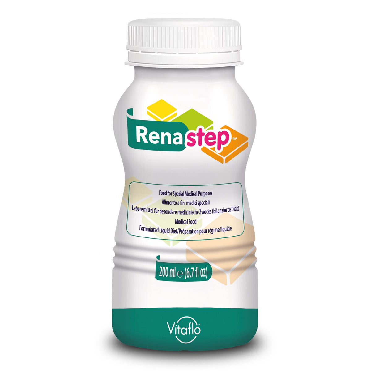 Renastep Pediatric Renal Medical Food, Vanilla, 6.7-ounce bottle-Pediatric Oral Supplement Renastep Vanilla Flavor 6.7 oz. Bottle Liquid Protein Kidney Disease