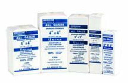 Gauze Sponges Non-Sterile Bulk 4 X 4 -12ply Bag/200