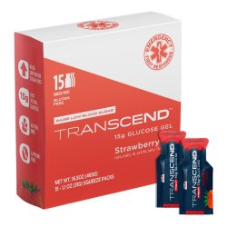 Transcend™ Glucose Supplement, Strawberry Flavor