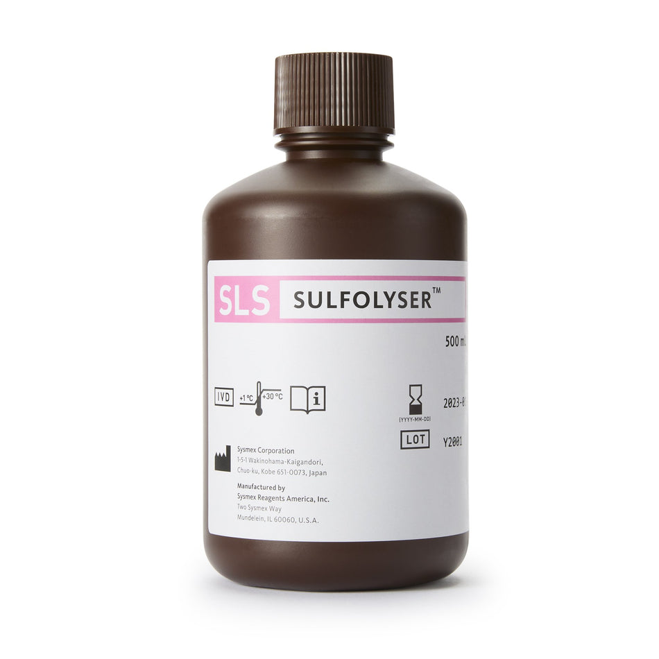 Sulfolyser for use with Sysmex Automated Hematology Analyzers, Hemoglobin test-Hematology Reagent Sulfolyser Hemoglobin (Hb) For Sysmex Automated Hematology Analyzers