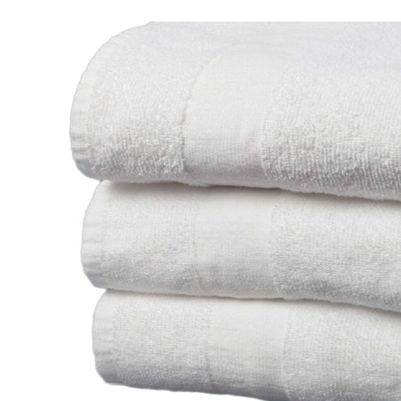 White Bath Towel, 22 x 44 Inch - Textiles>Towels - Lew Jan Textile
