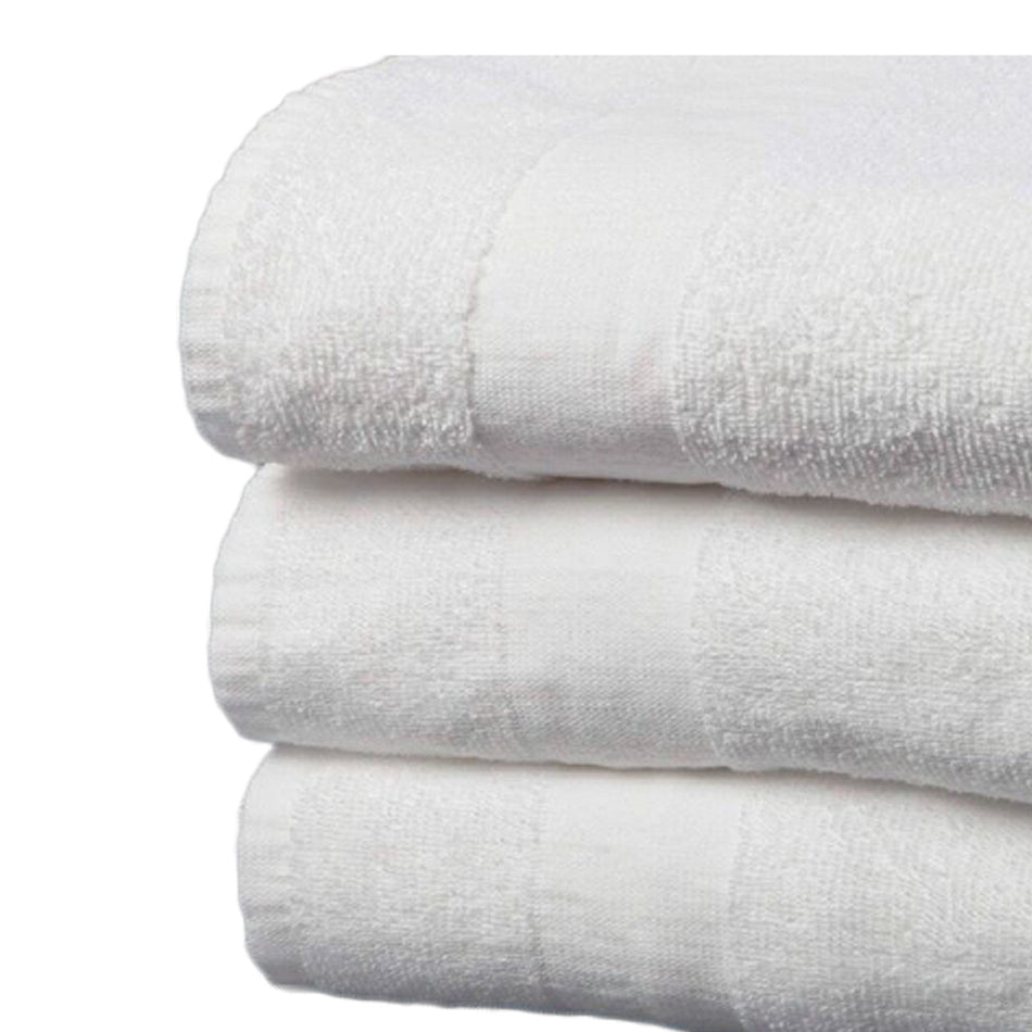 White Bath Towel, 22 x 44 Inch - Textiles>Towels - Lew Jan Textile