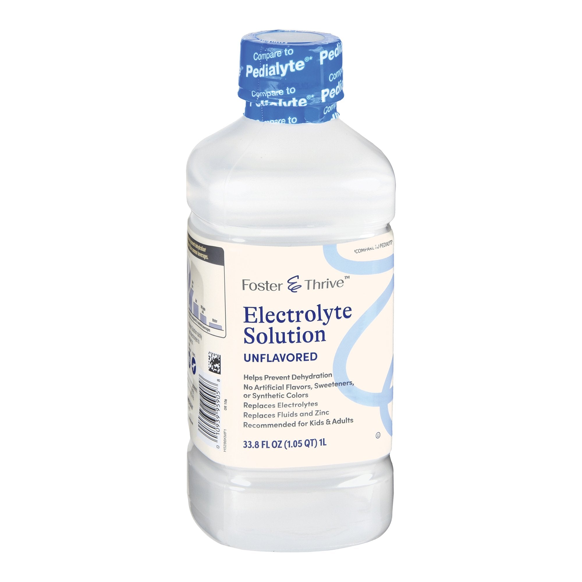 Foster & Thrive Oral Electrolyte Solution, 33.8-ounce bottle-Oral Electrolyte Solution Foster & Thrive Unflavored 33.8 oz. Electrolyte