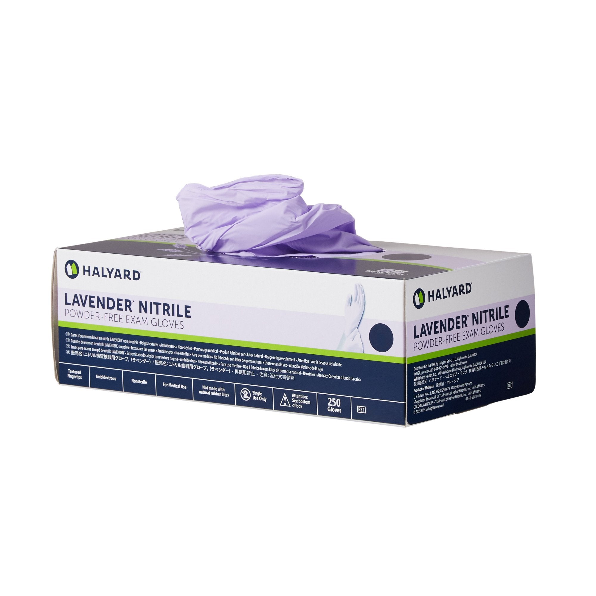 Halyard™ Lavender™ Nitrile Exam Glove, Extra Small - Gloves>Exam Gloves - O&M Halyard Inc