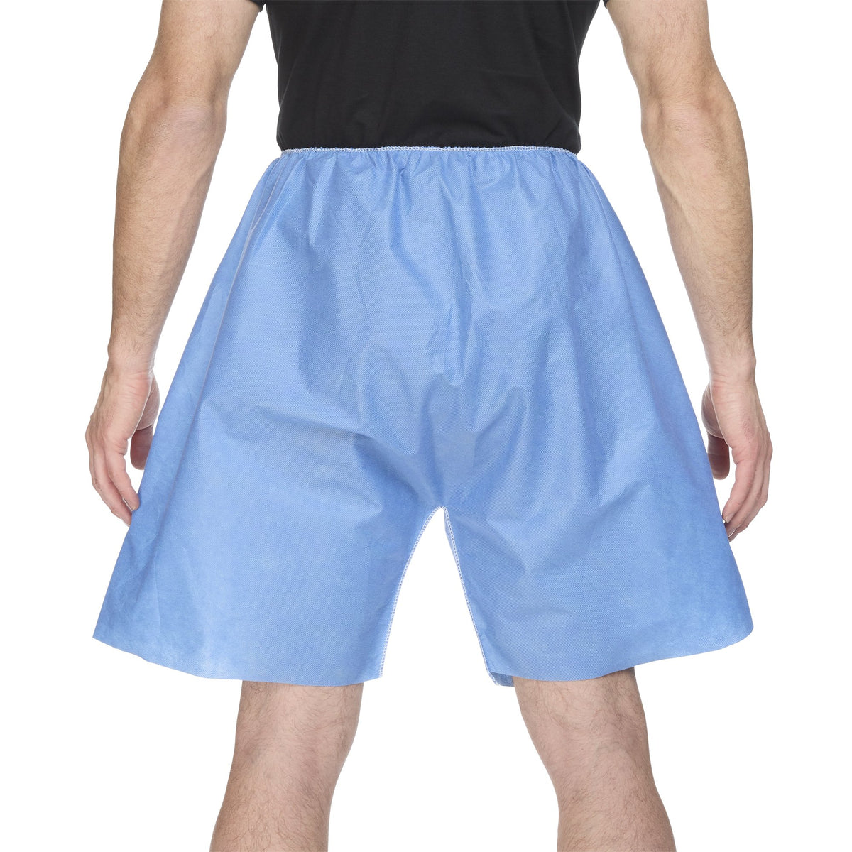 HPK Industries Exam Shorts, X-Large-Exam Shorts X-Large Blue SMS Adult Disposable