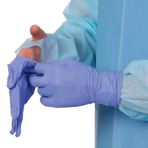 Premier Pro Over-the-Head Protective Procedure Gown-Protective Procedure Gown Premier Pro One Size Fits Most Blue NonSterile Not Rated Disposable