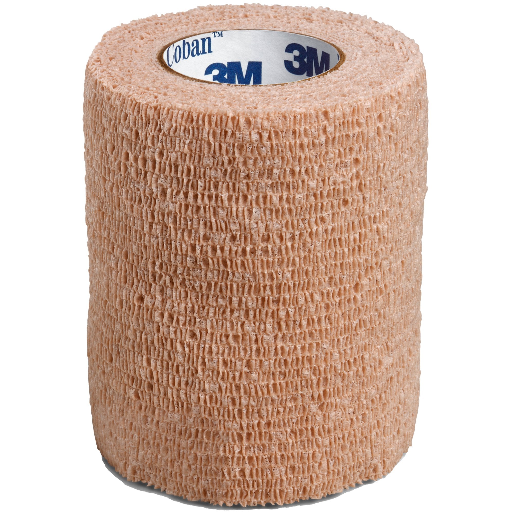 3M Coban Self-adherent Closure Cohesive Bandage, 3 Inch x 5 Yard, Tan-Cohesive Bandage 3M Coban 3 Inch X 5 Yard Self-Adherent Closure Tan NonSterile Standard Compression