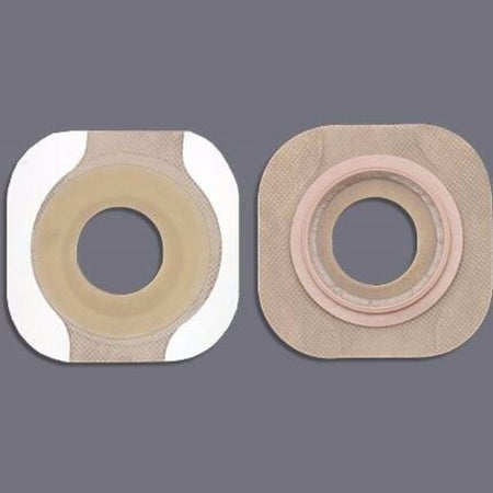 New Image FlexWear Skin Barrier With 1 Inch Stoma Opening-"Ostomy Barrier New Image FlexWear Precut, Standard Wear Adhesive Tape 57 mm Flange Red Code System 1-3/4 Inch Opening"
