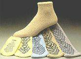 Care-Steps® Single Tread Slipper Socks, Extra Large, Gray - Apparel>Slippers and Slipper Socks - The Pillow Factory Division