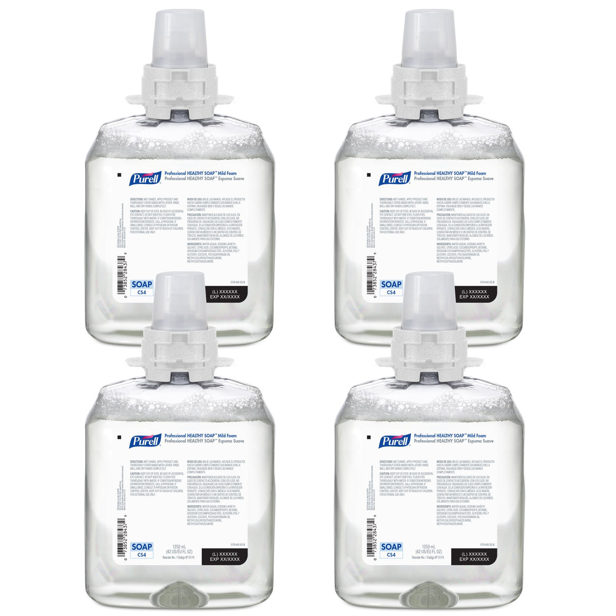 Purell Healthy Soap Dispenser Refill Bottle-"Soap Purell Healthy Soap Foaming 1,200 mL Dispenser Refill Bottle Scented"